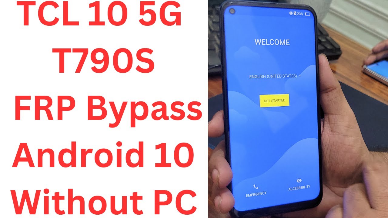 TCL 10 5G T790S FRP Bypass Android 10 Without PC - tcl t790s frp bypass