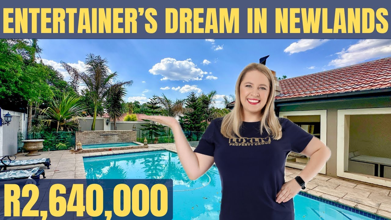 R2,640,000 Entertainer's Dream Home in Ever popular Newlands