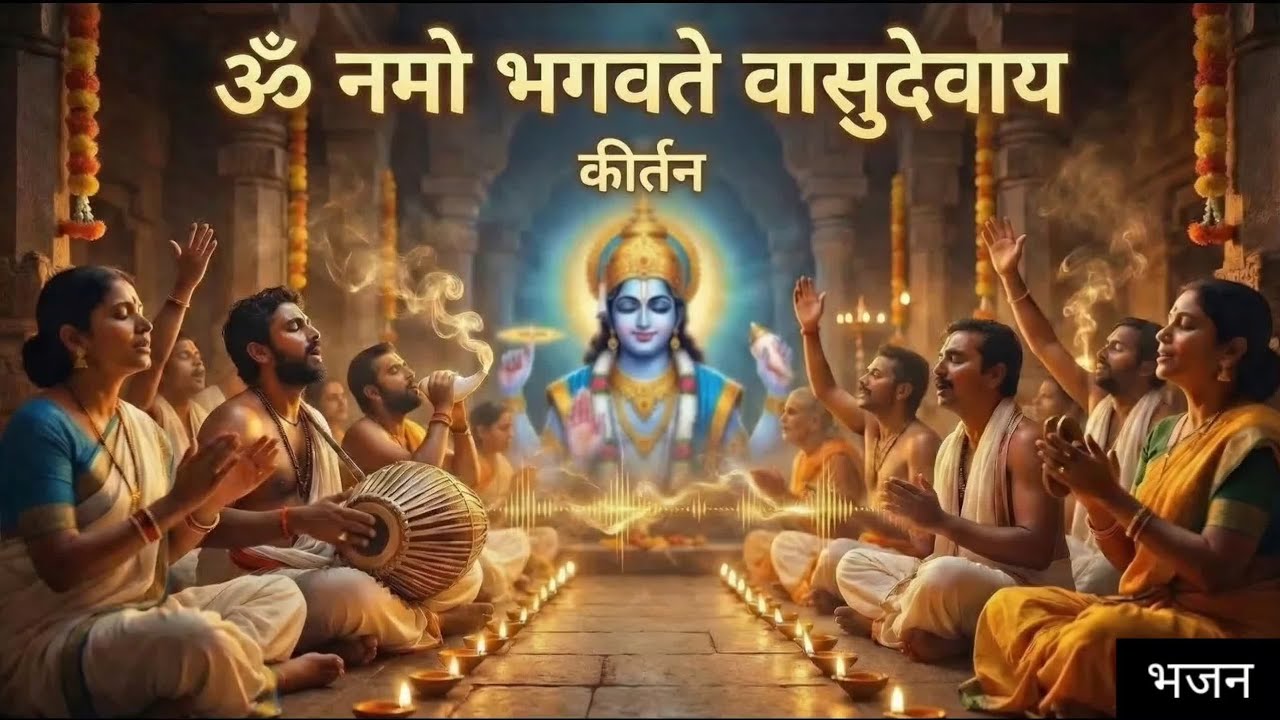 कीर्तन | ॐ नमो भगवते वासुदेवाय | om namo bhagwate vasudevaya | mahamantra