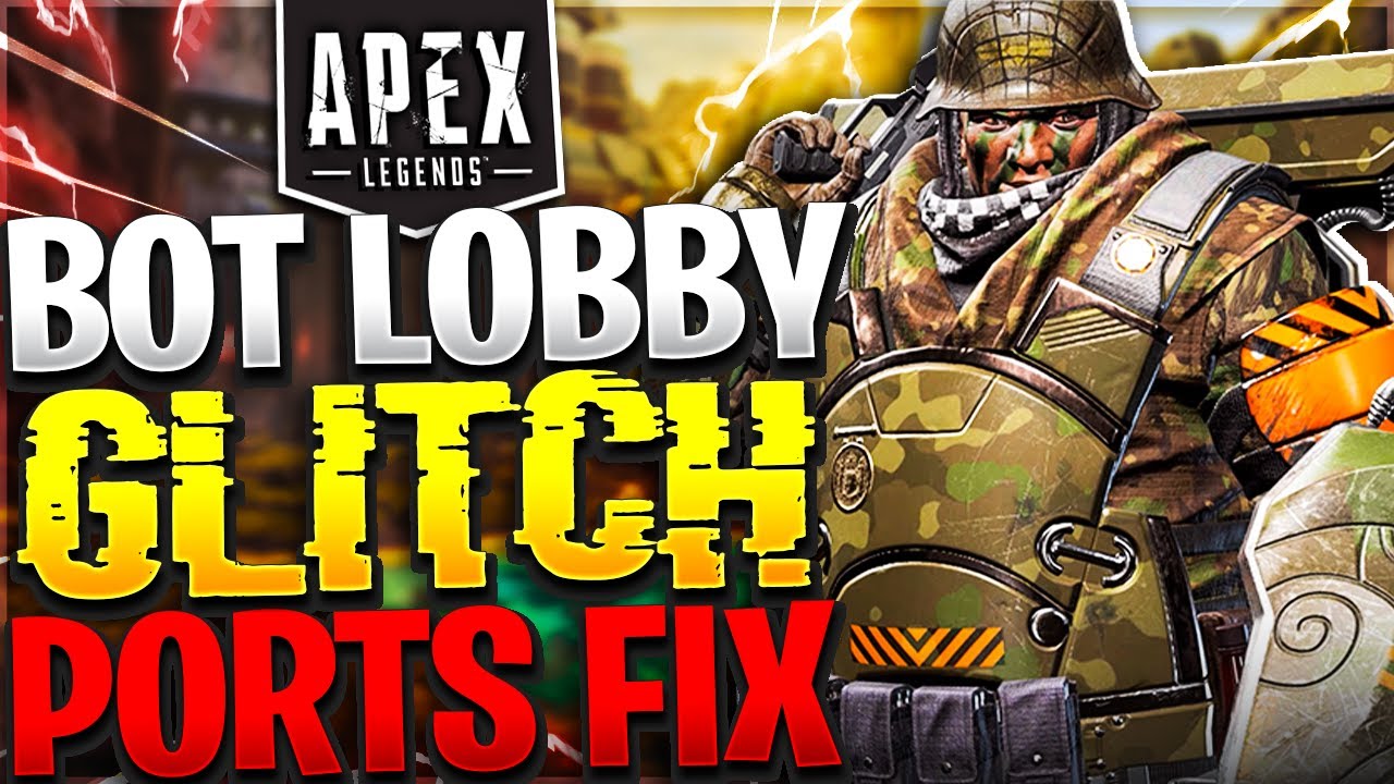 HOW TO GET INIDE BOT LOBBIES IN APEX LEGENDS AND FIX PORTS | APEX BOT LOBBY GLITCH PORTS FIX