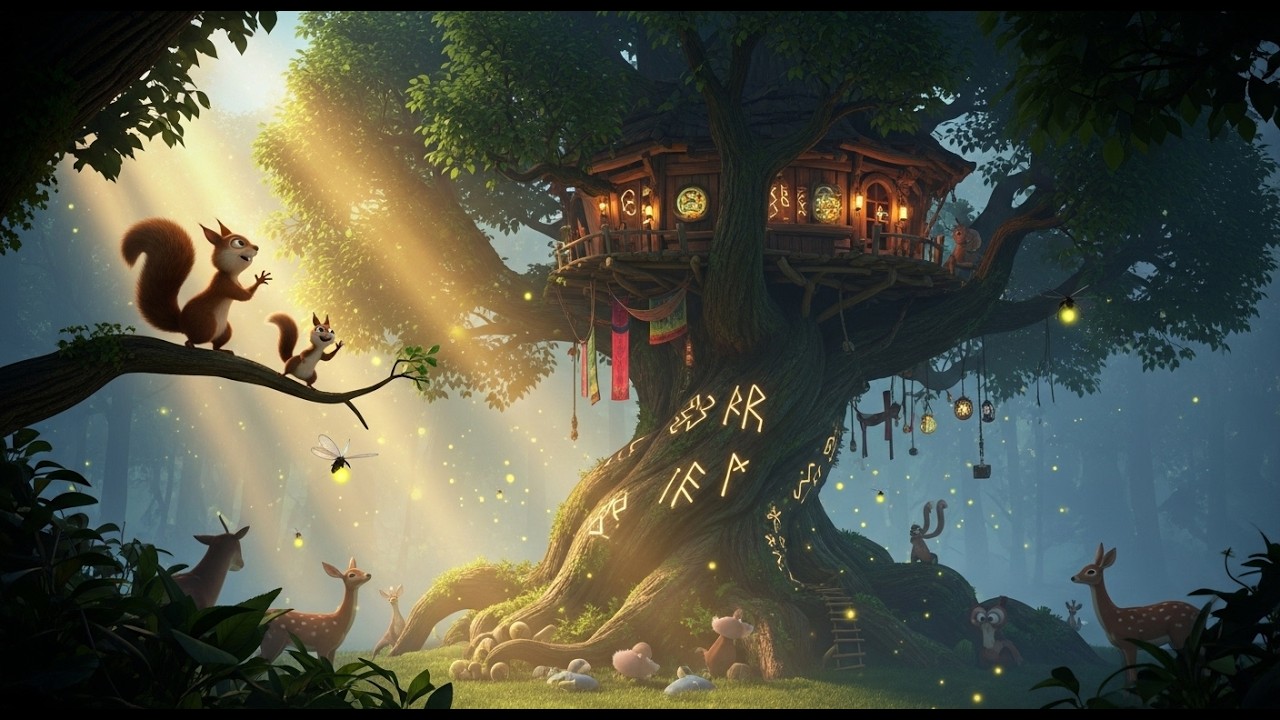 Who Built This Magical Treehouse? 🤫🌳