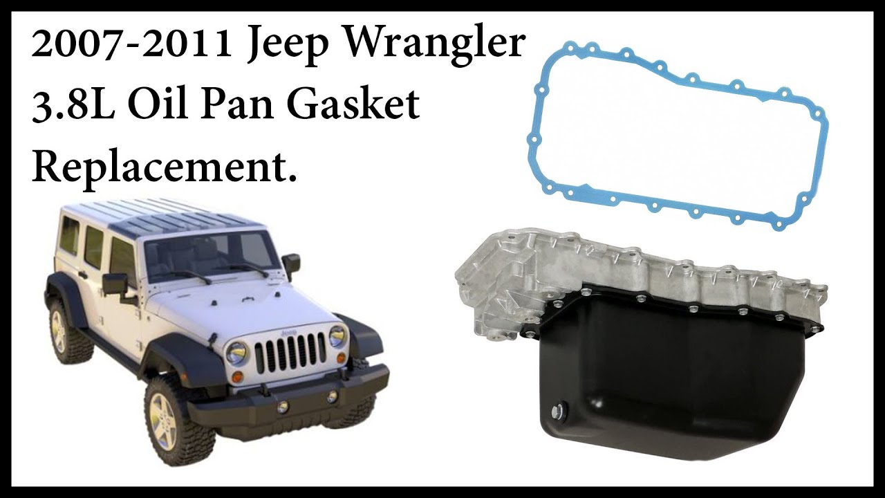 2007-2011 3.8L Jeep Wrangler JK Oil Pan Gasket Replacement