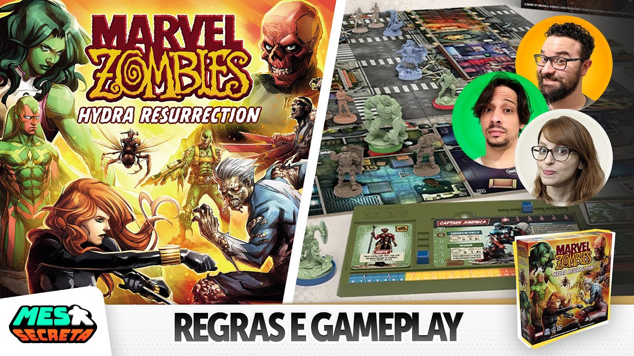 Marvel Zombies: Hydra Resurrection (Expansão) | Regras e Gameplay
