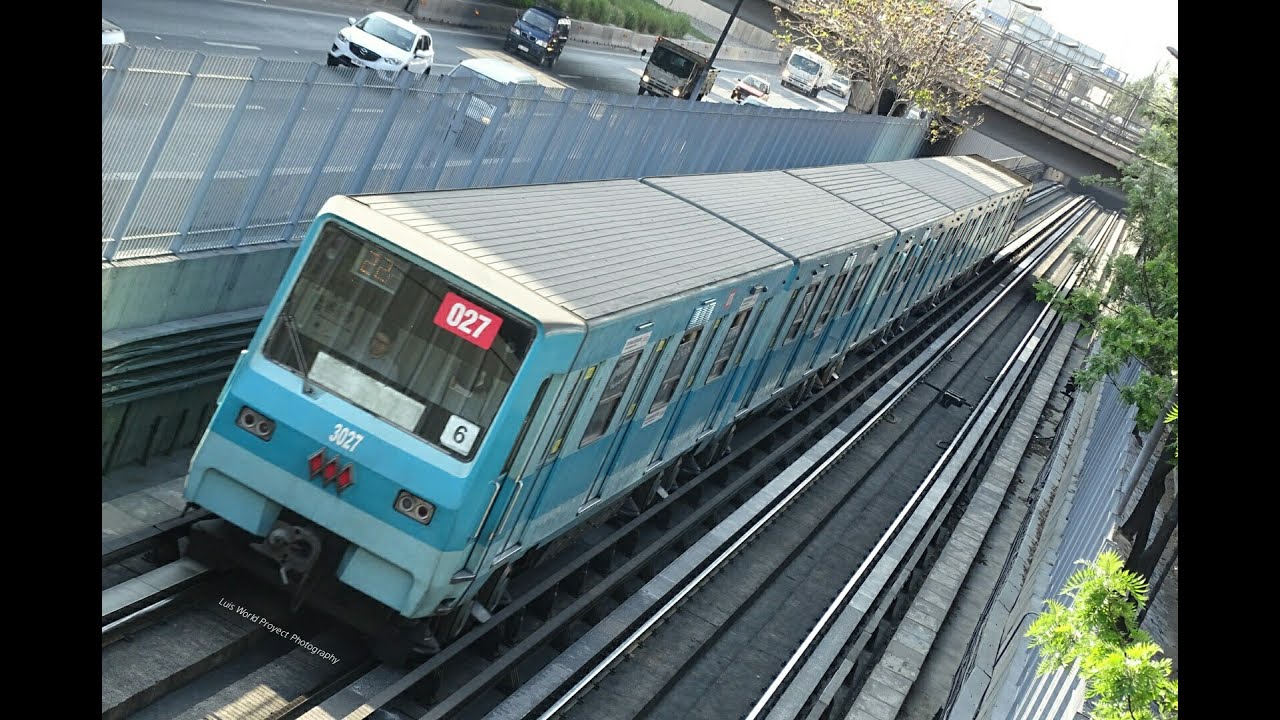 METRO DE SANTIAGO DE CHILE ALSTOM NS-74 (Neumatico de Santiago 1974)