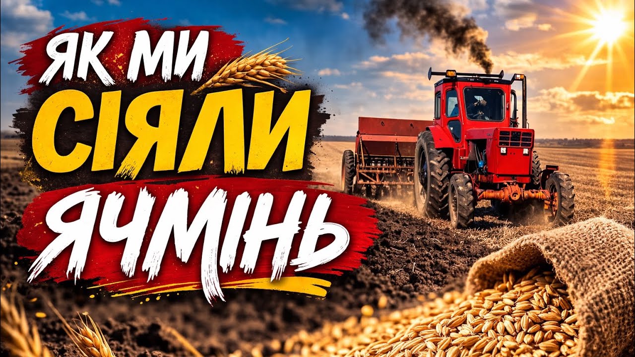 Посів 5 гектарів ячменю | 2026