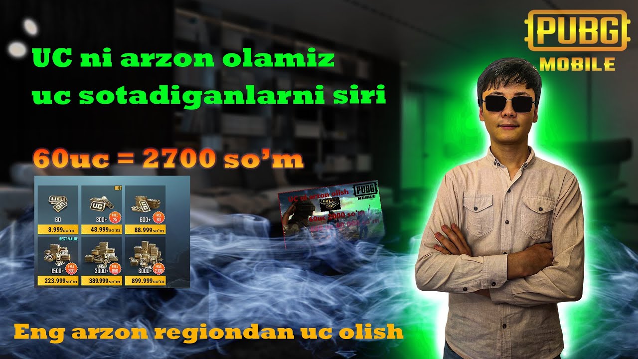 UC servicelarni sirini ochdim | 600 UC ni 40ming so'mga olamiz | 60 uc 2000so'm