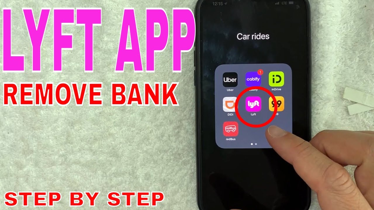 ✅ How To Remove Disconnect Bank From LYFT App 🔴