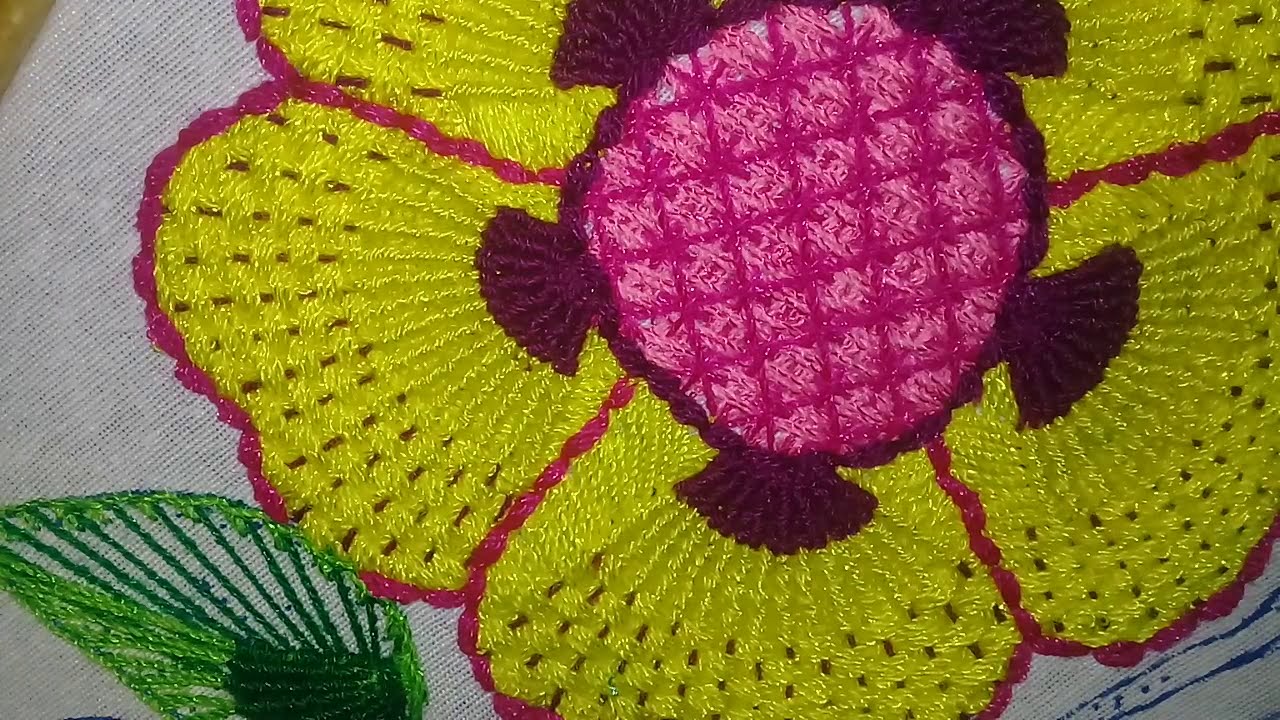 PUNTADA NUEVA PARA BORDAR PÉTALOS GRANDES/ BORDADO DE FLORES DE PENSAMIENTO/ BORDAR PÉTALO X PETALO.