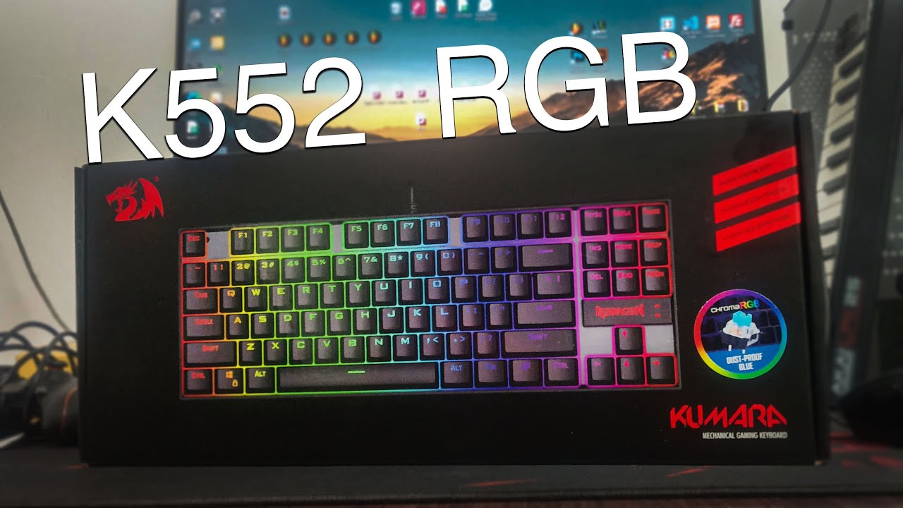 Redragon Kumara K552 RGB Mechanical Gaming Keyboard Unboxing (2024)