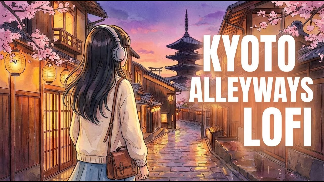 Kyoto Alleyways – Japanese Lofi Beats to Relax & Walk To