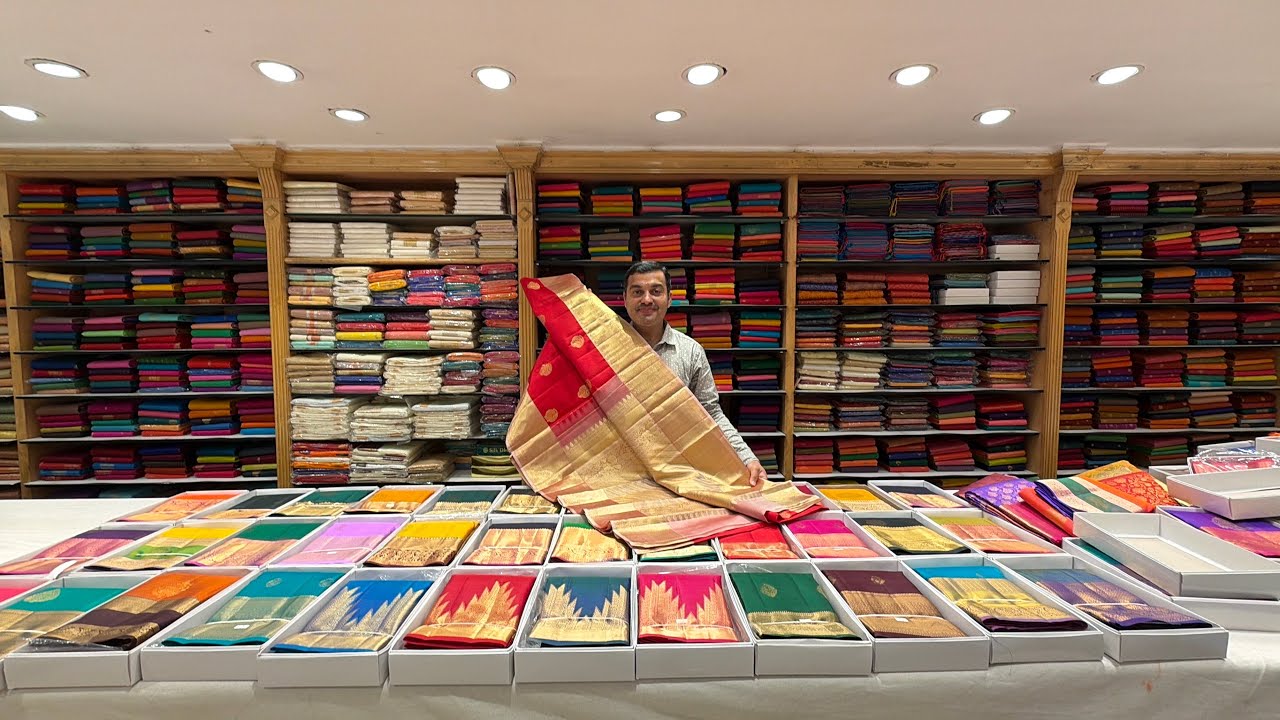 Bangalore Malleshwaram Beautiful Semi Crepe, Tussar Silk & Semi Silk Sarees with Free Shipping.