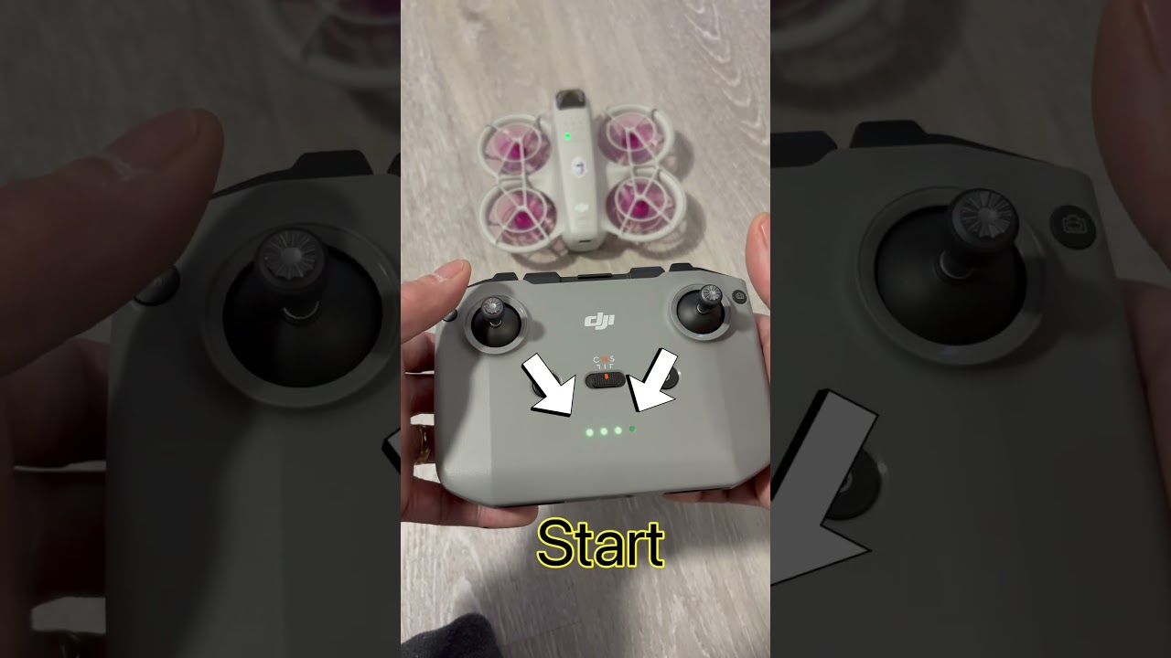 How to Start and Stop Dji Neo before takeoff