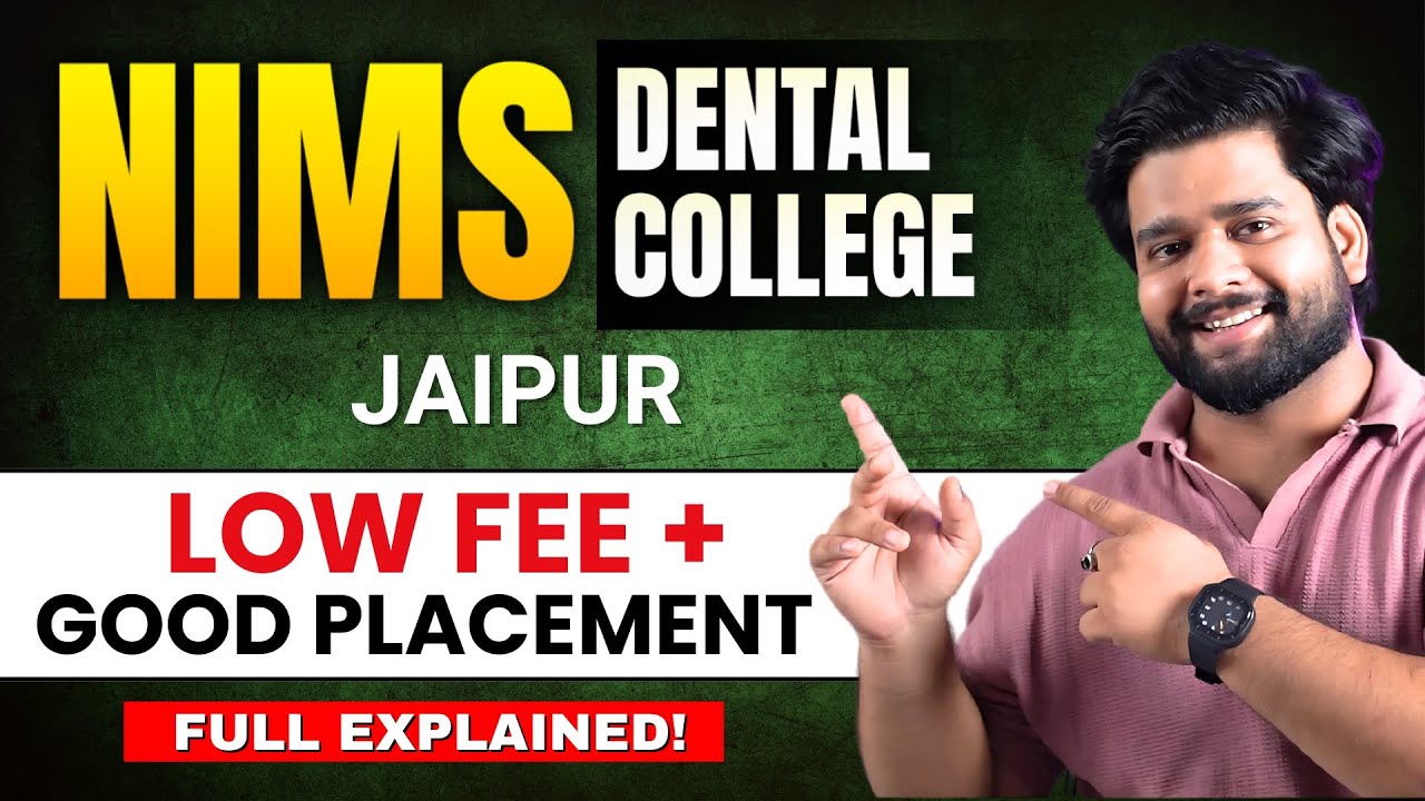 BDS Ka Dream College? 😍 NIMS Dental College Jaipur Full Review! #dentalcollege
