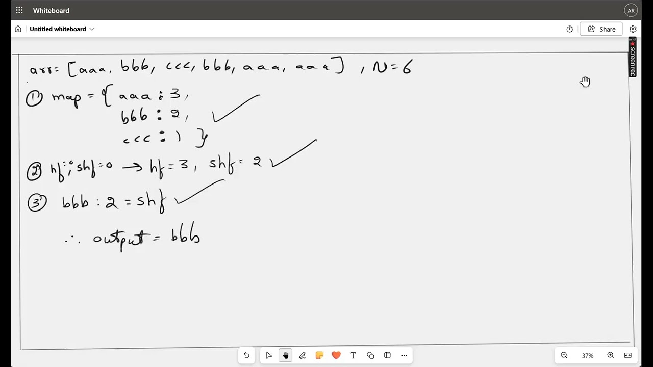 Second most repeated string in a sequence - Easy - GeeksforGeeks