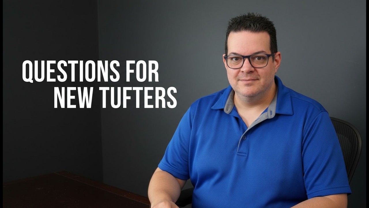 Rug tufting for the very first time | common questions