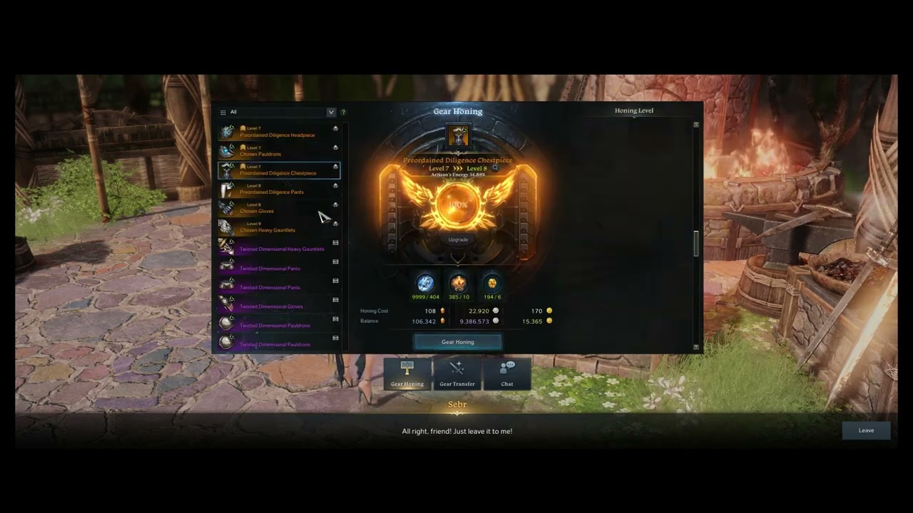 Lost Ark, Honing 1370-1385 in one Go