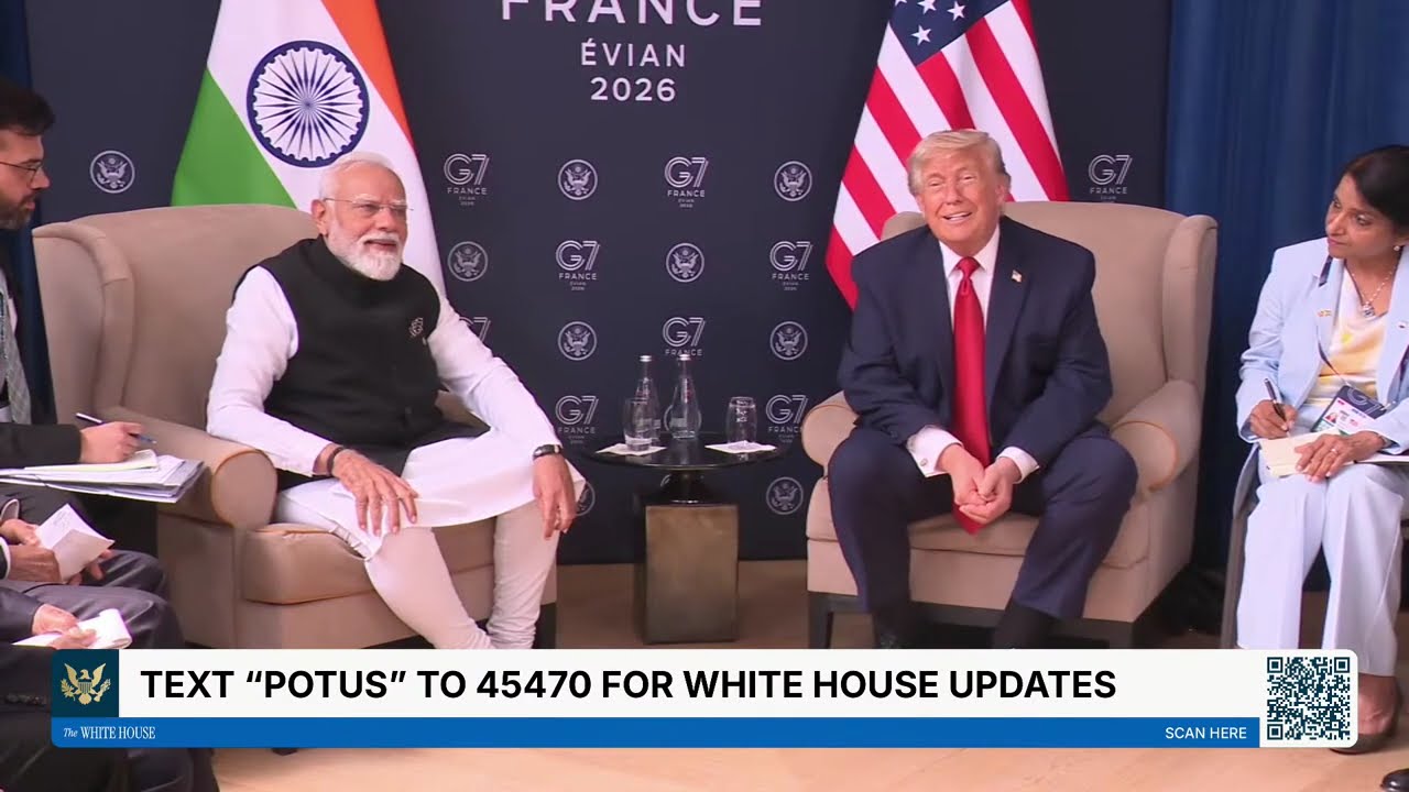 President Trump Participates in a Bilateral Meeting with the Prime Minister of the Republic of India