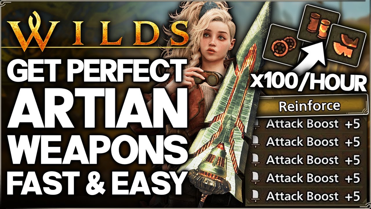 Monster Hunter Wilds - Get PERFECT OP Artian Weapons FAST - 120+ Relics Per Hour Easy Farm Guide!