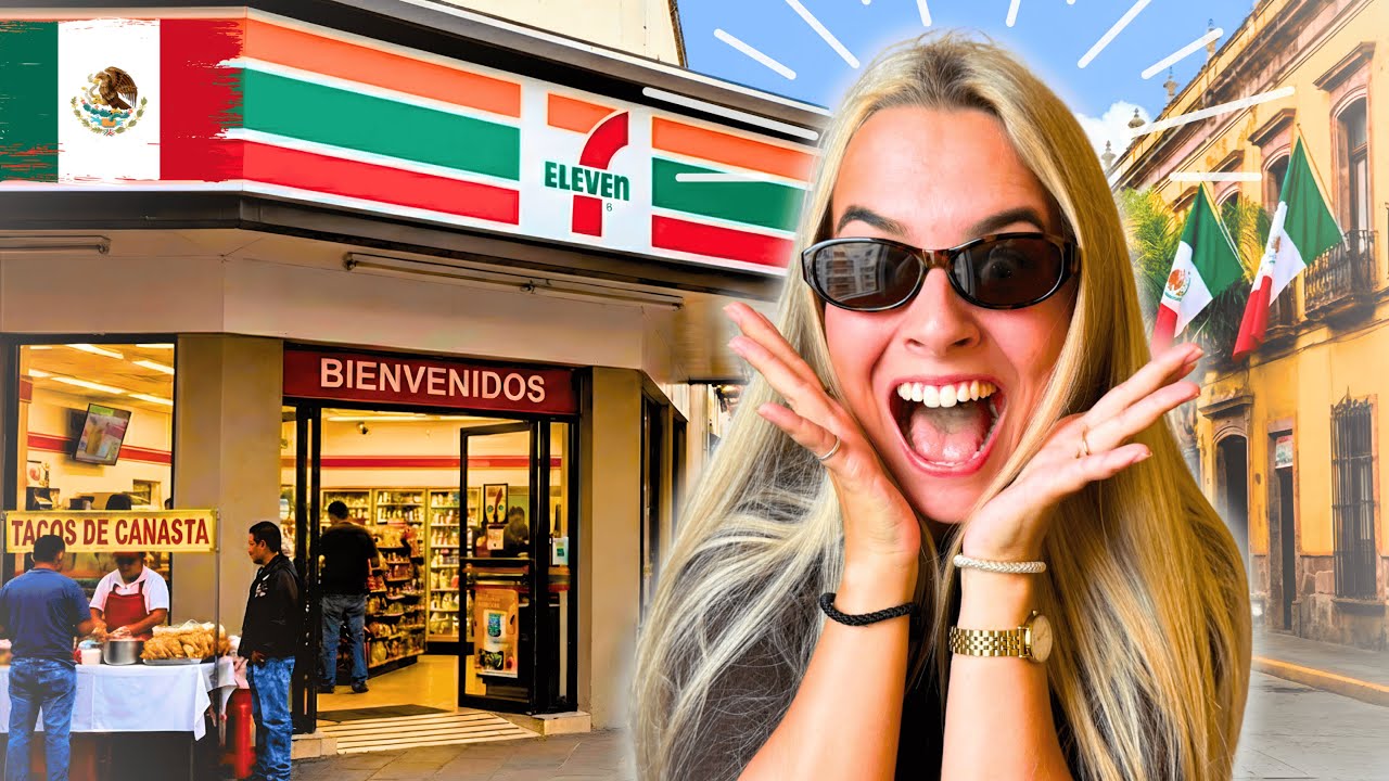 SPISER KUN 7 ELEVEN EN HEL DAG I MEXICO!