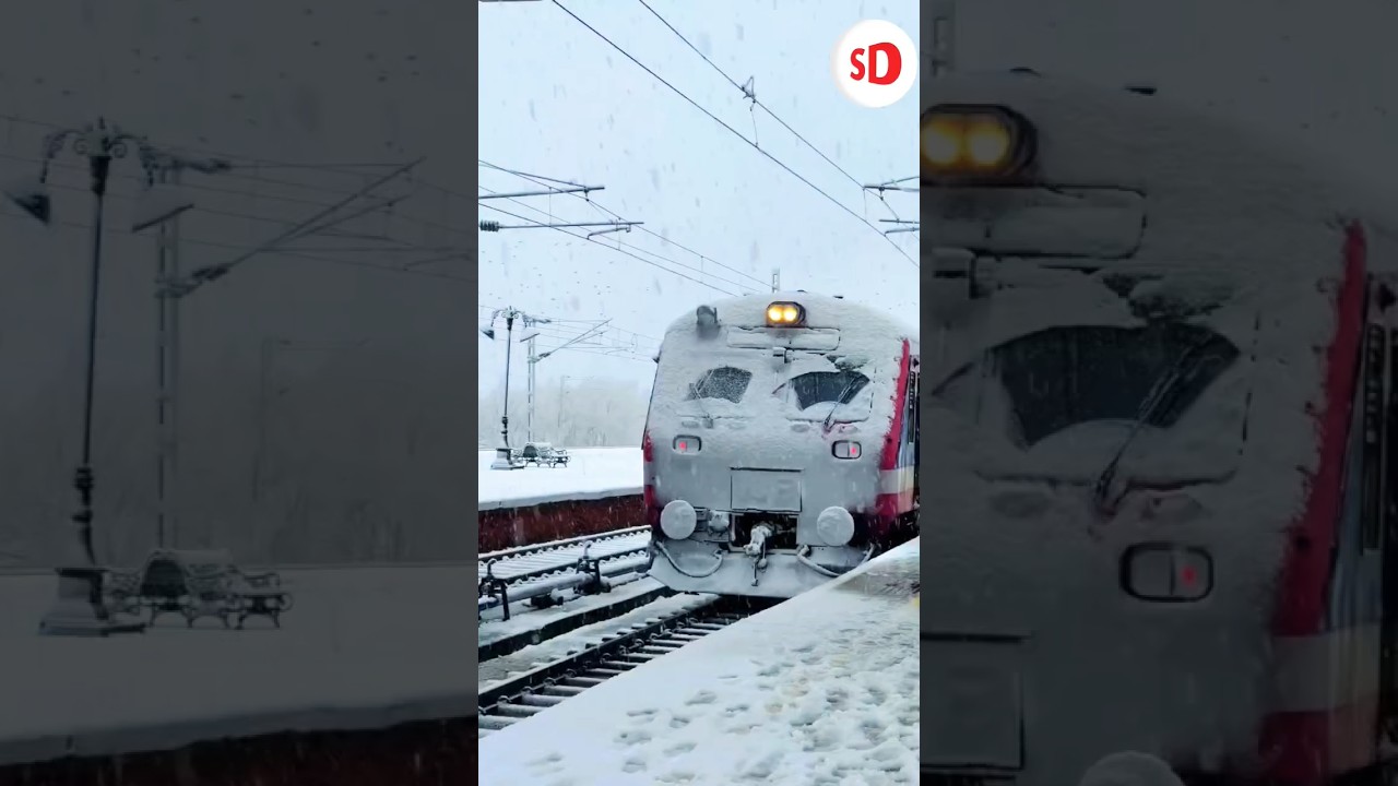 Most beautiful Indian railways🥰 Banihal-Baramulla railway route. #shorts #short #shortsfeed #train