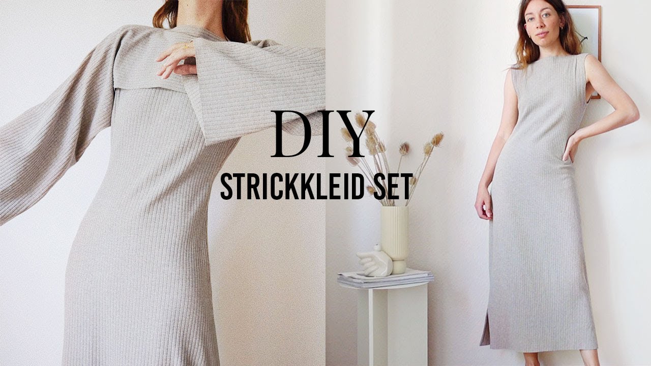 DIY | STRICKKLEID in nur 1,5h nähen | Co-Ord Set
