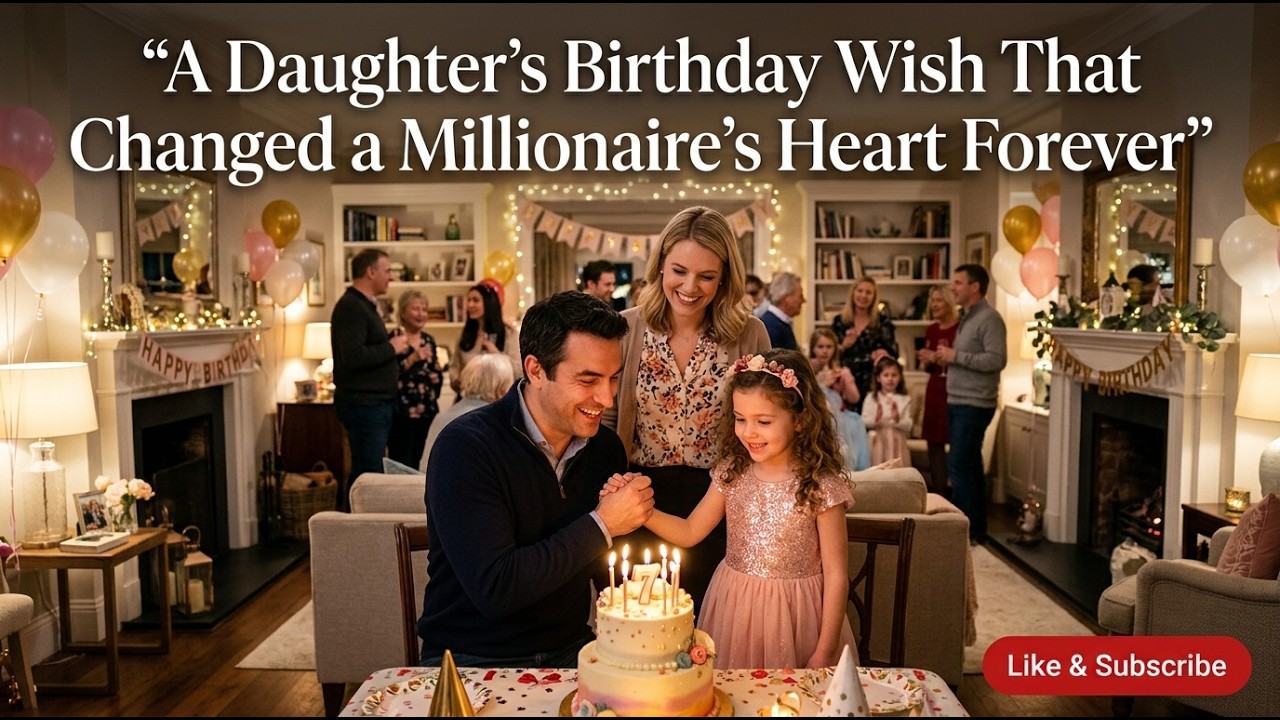 “A Daughter’s Birthday Wish That Changed a Millionaire’s Heart Forever”