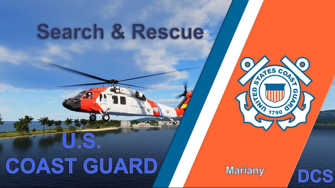 Misja ratownicza na UH-60L w DCS - mapa Mariany