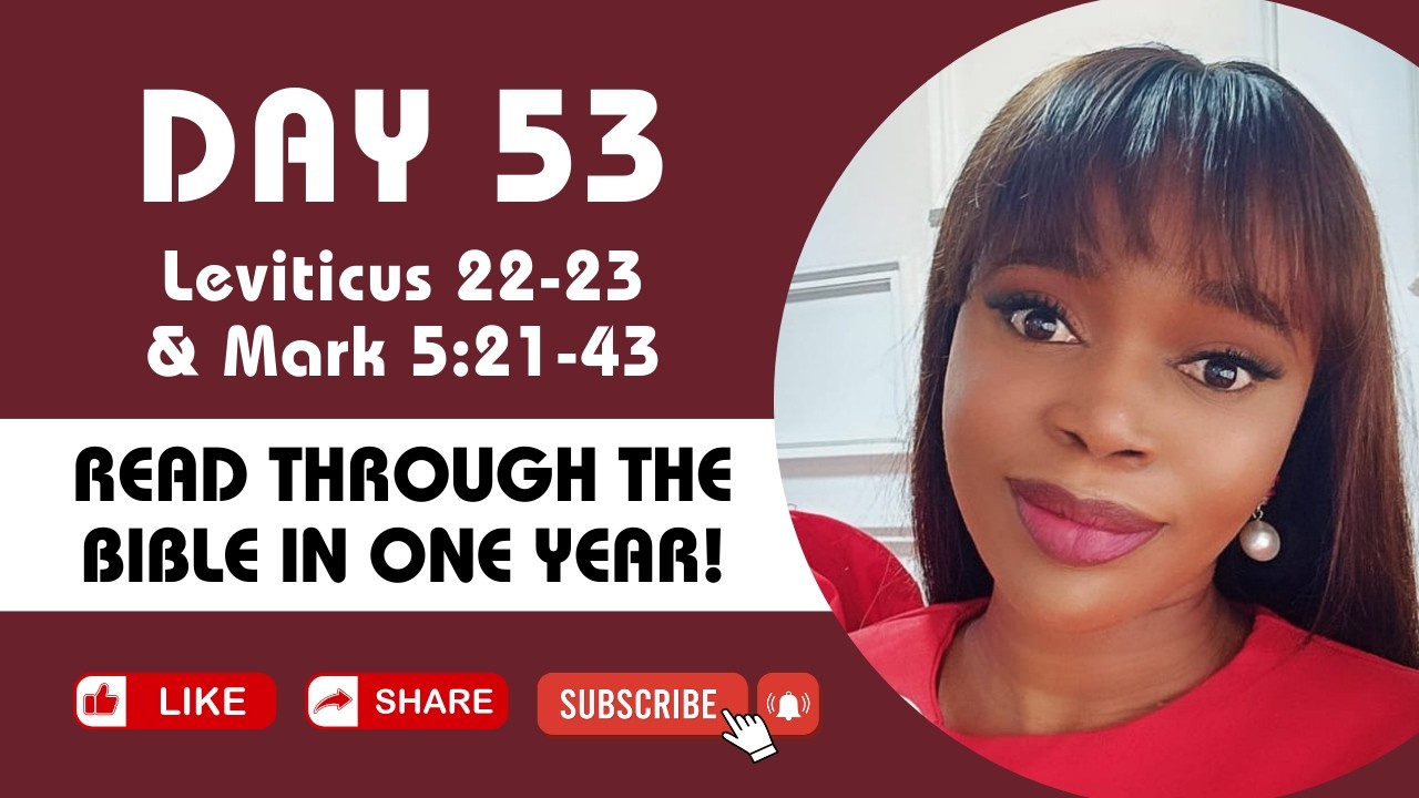 Holy Feasts & Desperate Faith | Leviticus 22-23 & Mark 5:21-43