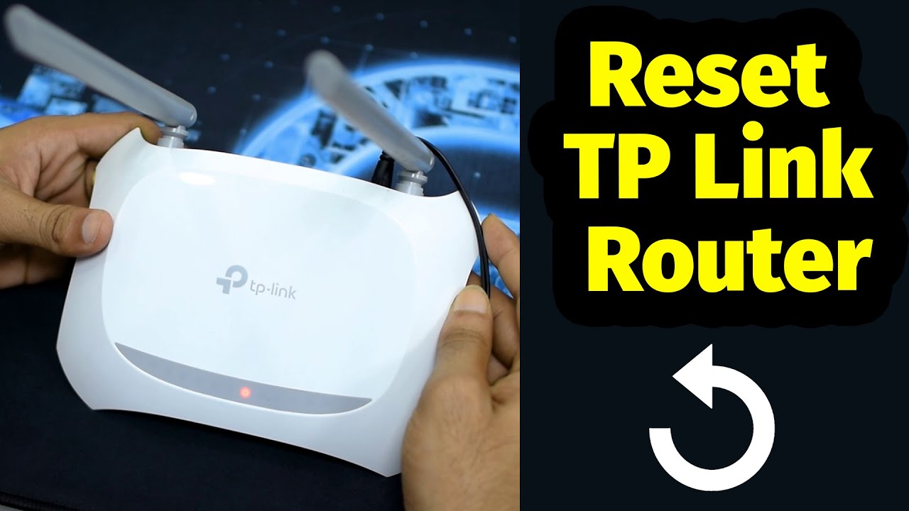 Как сбросить настройки роутера TP Link
