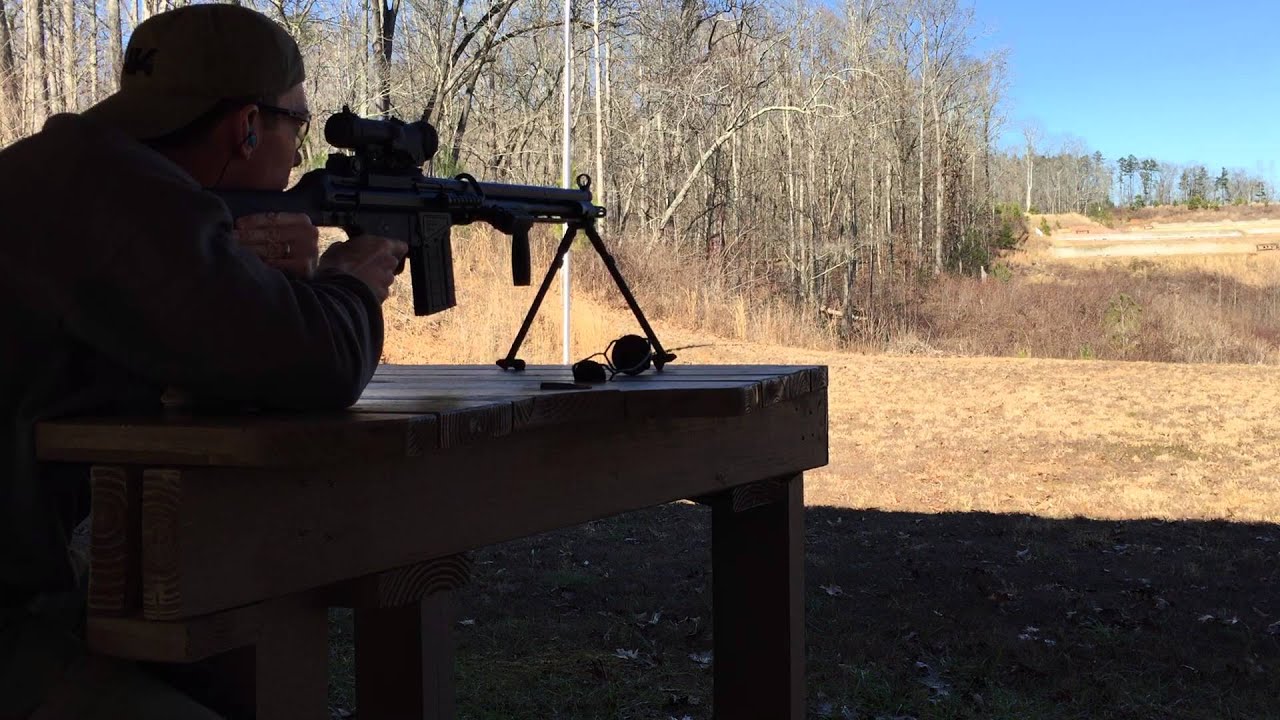 HK11 pinging steel at 565 with a 12b trigger!