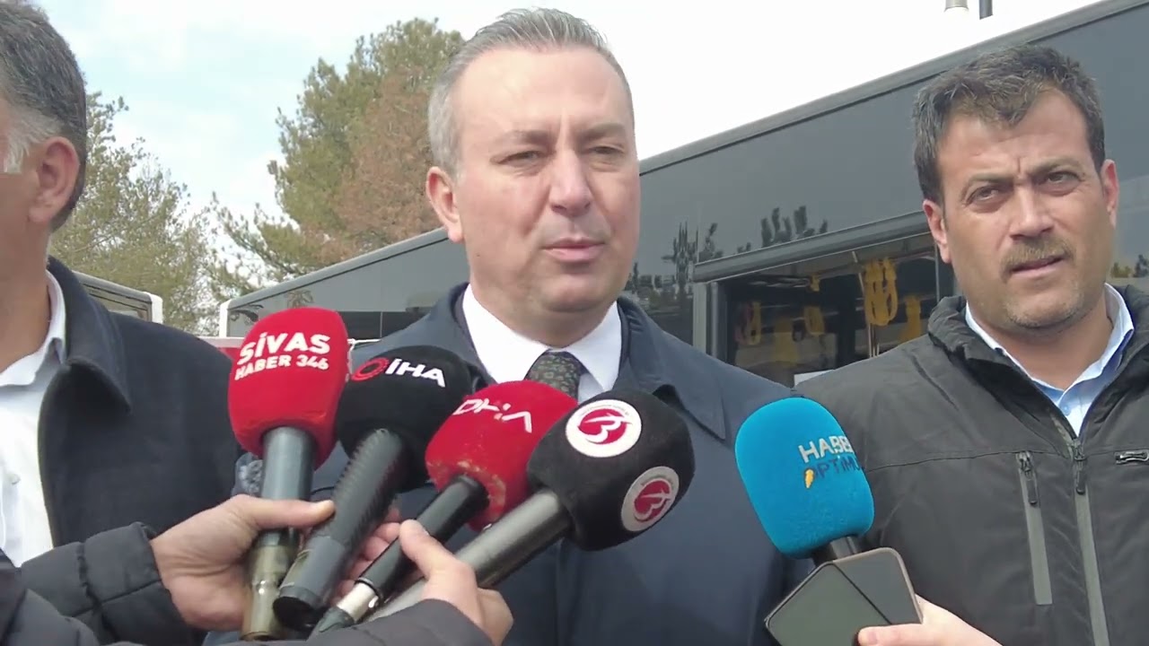 Sivas'ın Yeni Halk Otobüsleri Tanıtıldı