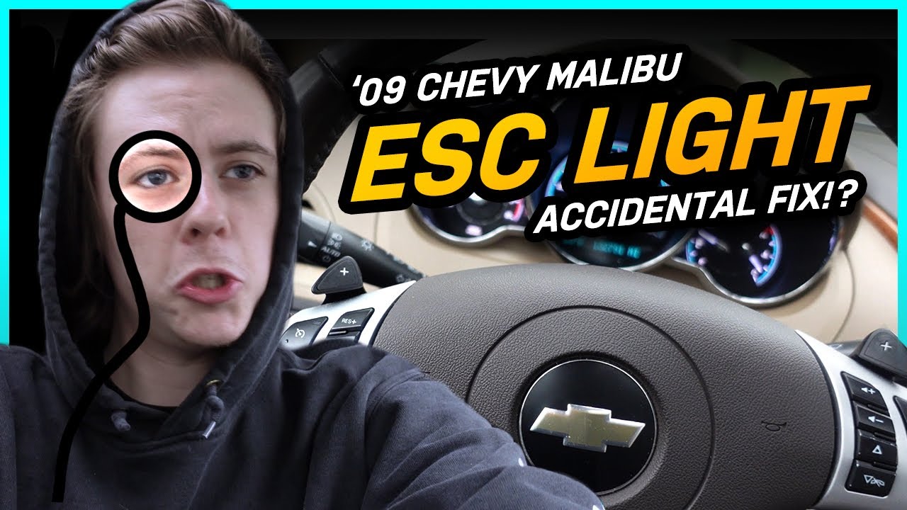 09 Chevy Malibu ESC Light — УСТРАНЕНО повреждение усилителя руля!