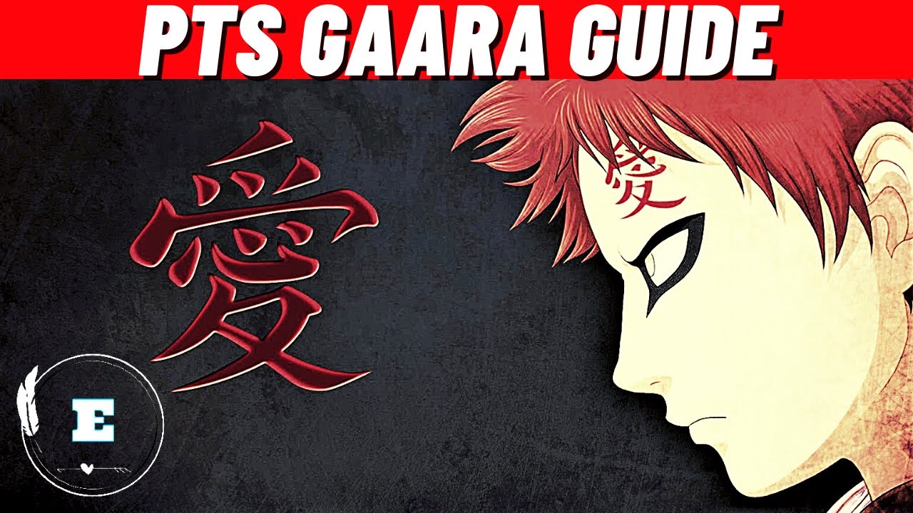 PTS Gaara Character Guide | The Best PTS Character & Broken Shuriken?! | Naruto Storm 4