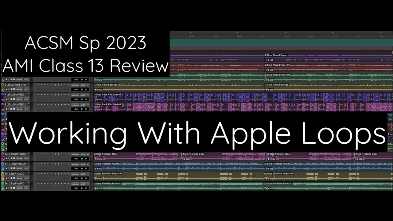 AMI Class 13: How To Compose with Apple Loops