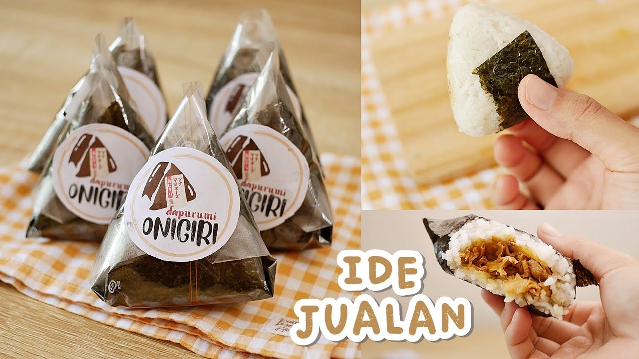 BISA DIJUAL DI SEKOLAH!! BISA BUAT ISI KOTAK BEKAL!! IDE JUALAN ONIGIRI AYAM SUWIR TERIYAKI