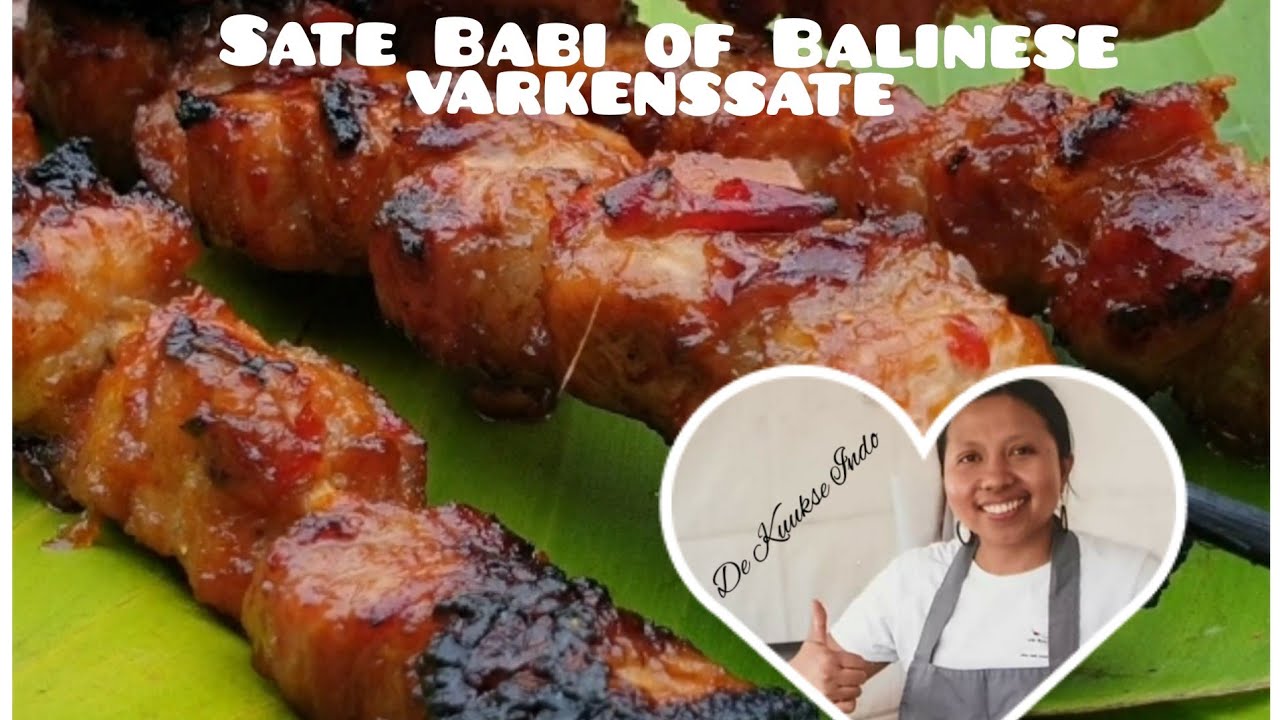 Sate Babi of Balinese varkenssate #08 