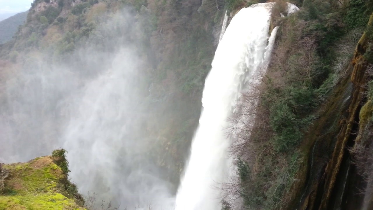 Cascate delle Marmore, chiusura cascata, sirena di allarme ed apertura cascata invernale