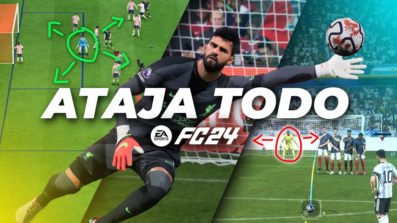 Cómo mover el PORTERO en EA FC 24 - TUTORIAL: Defender fácil con tu arquero.