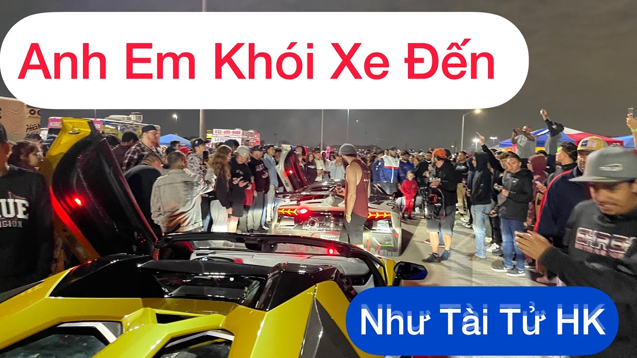 Đi Car Show Đông Nghẹt, Không Có Đường Chạy. Cops Shut Us Down TX2k23 pre meet