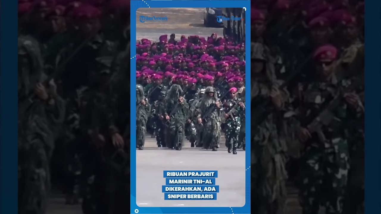 RIBUAN MARINIR DIKERAHKAN, ADA SNIPER PERUNDUK BERBARIS