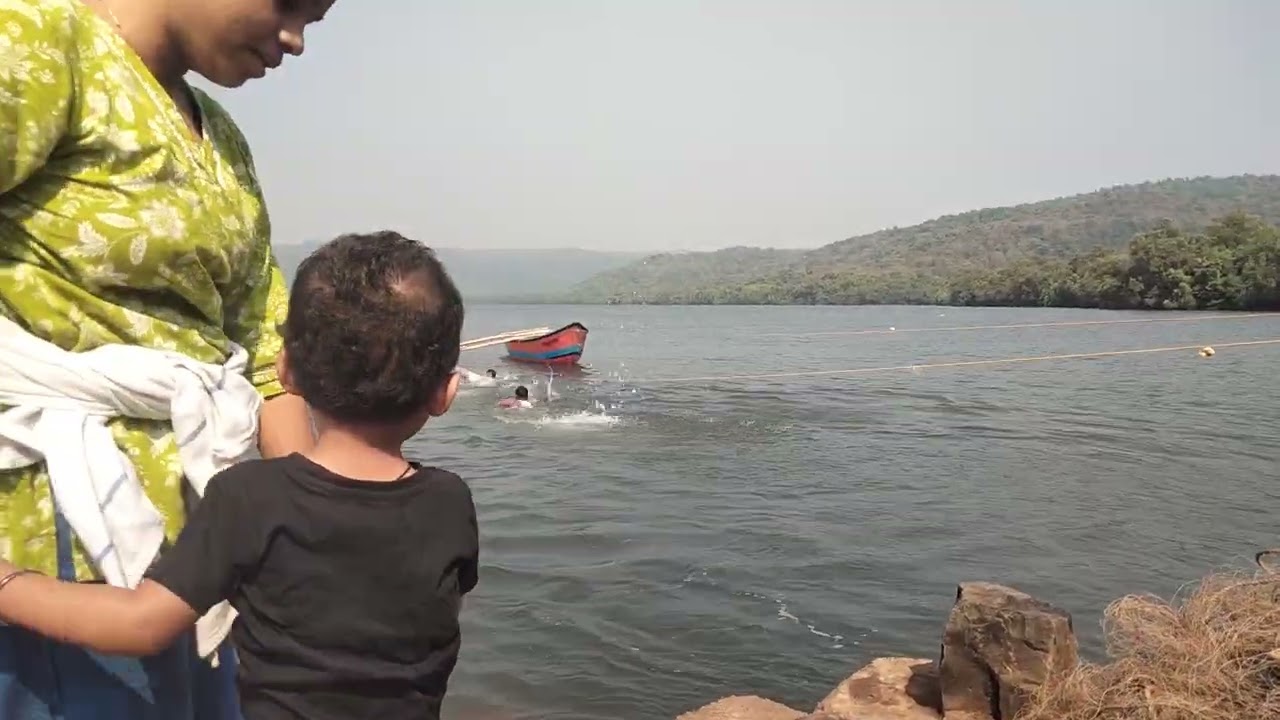 Swiming l Agaranaral Khadi मध्ये पोहण्याचा आनंद l #konkanpremi 