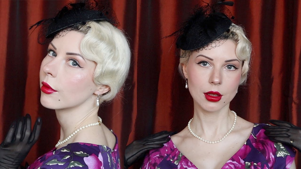 Easy Vintage 1950s Hollywwod Waves Hairstyle Tutorial l using Hair Curler