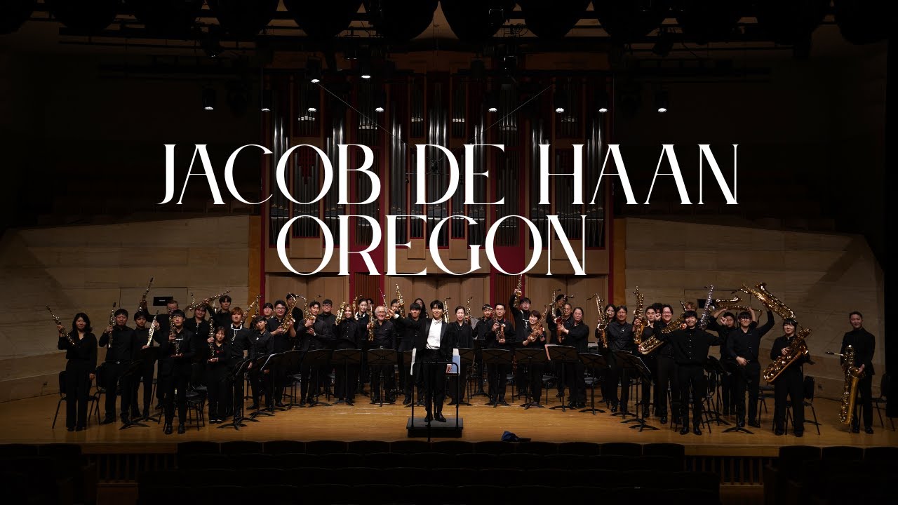 Jacob de Haan Oregon Brandon Saxophone Orchestra