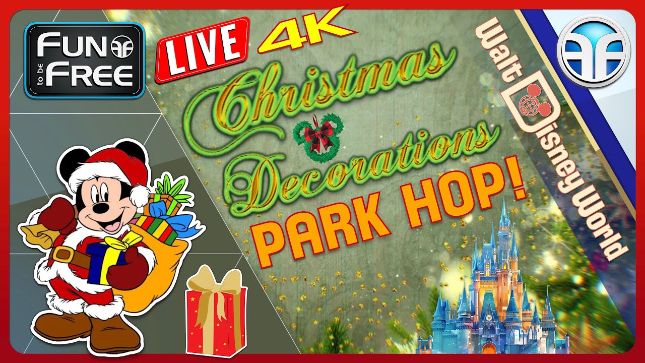 🔴 Disney LIVE Stream Today &ndash; EVERYTHING You NEED to Know About a Disney World Christmas (2025) in 4K