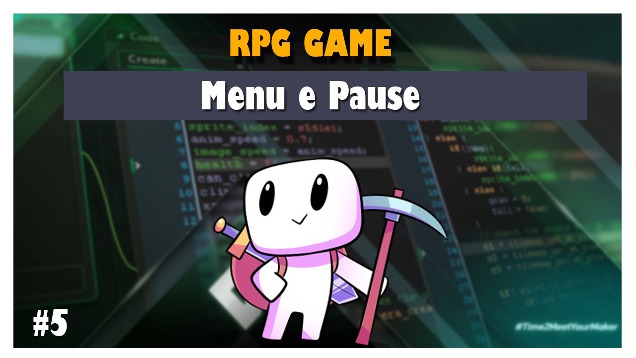 RPG #5 - Menu e Pause [Game Maker Studio 2]