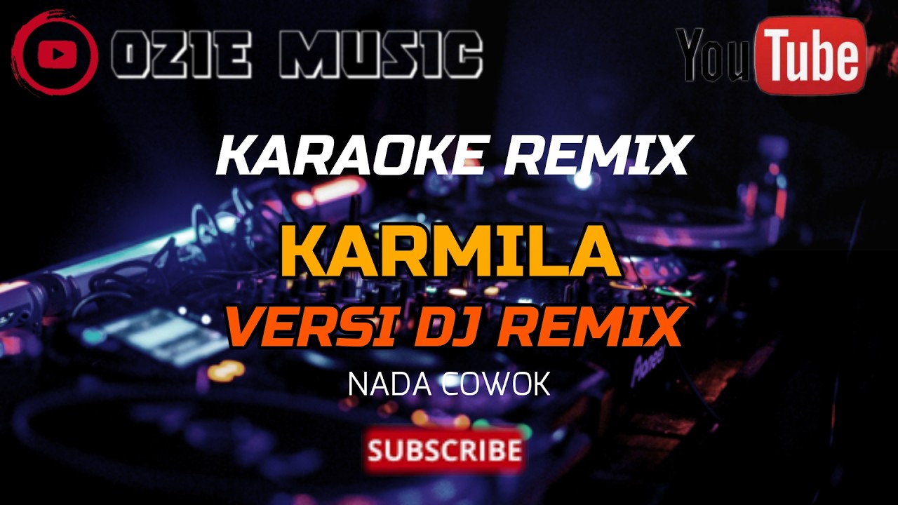 KARMILA - KARAOKE  [FARID HARDJA]  VERSI DJ REMIX TIKTOK (NADA COWOK)