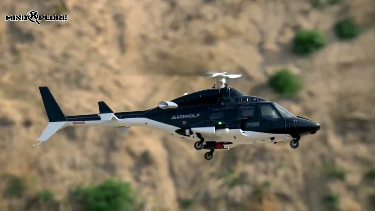 MindXplore WOLFBUSH AW-911 1/34 Helicopter
