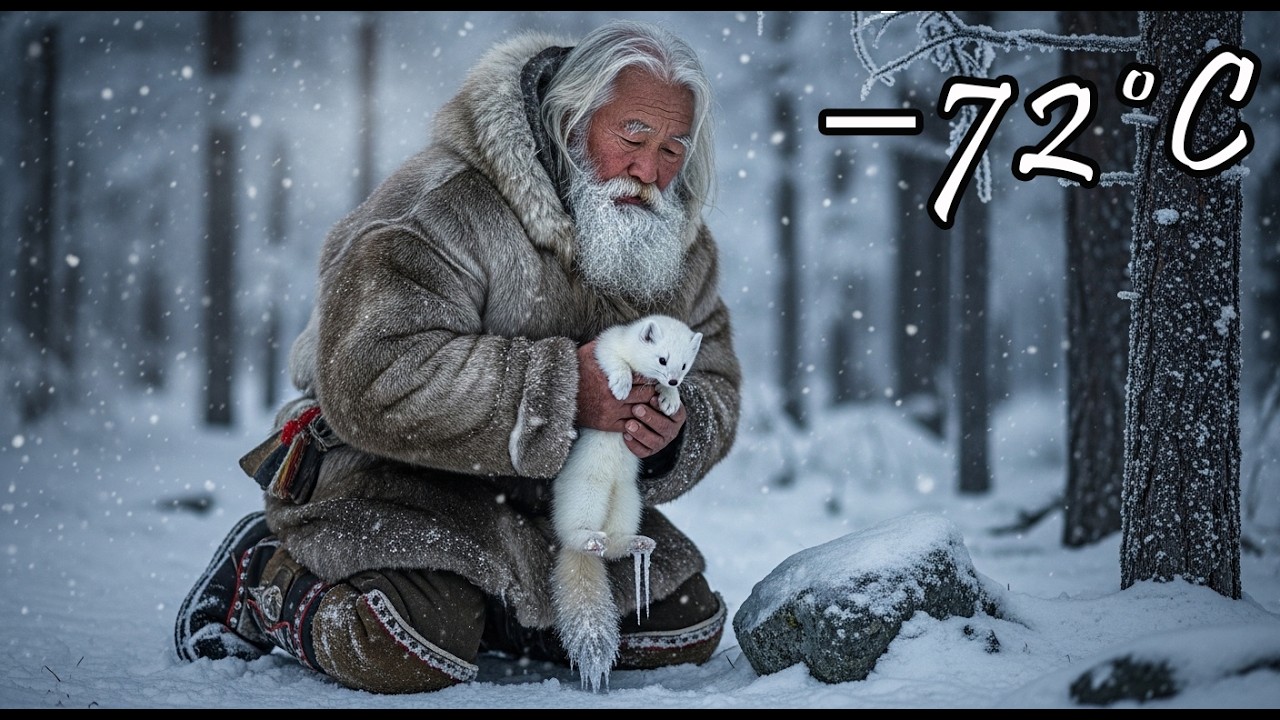 An Old Man Rescued a Frozen White Marten in Yakutia — Then Something Unexpected Happened ?