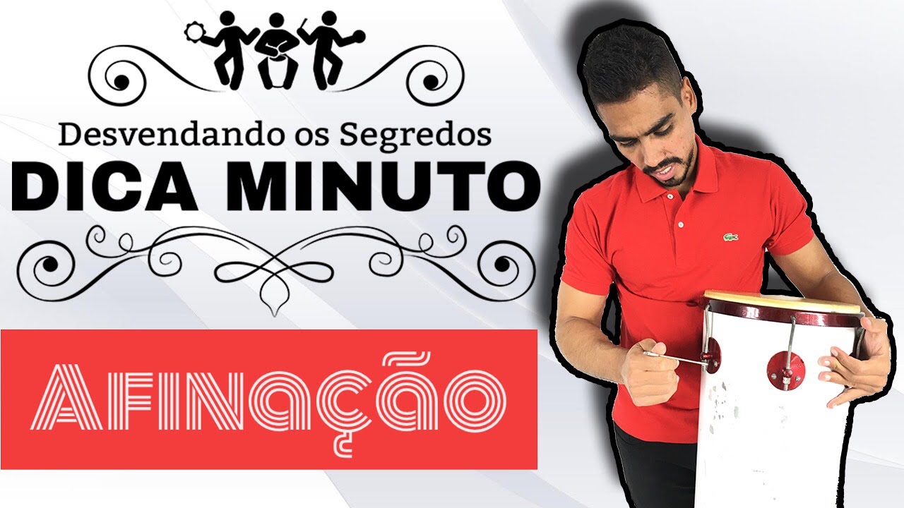 Dica Minuto - Como afinar o Tantan (Tantã)
