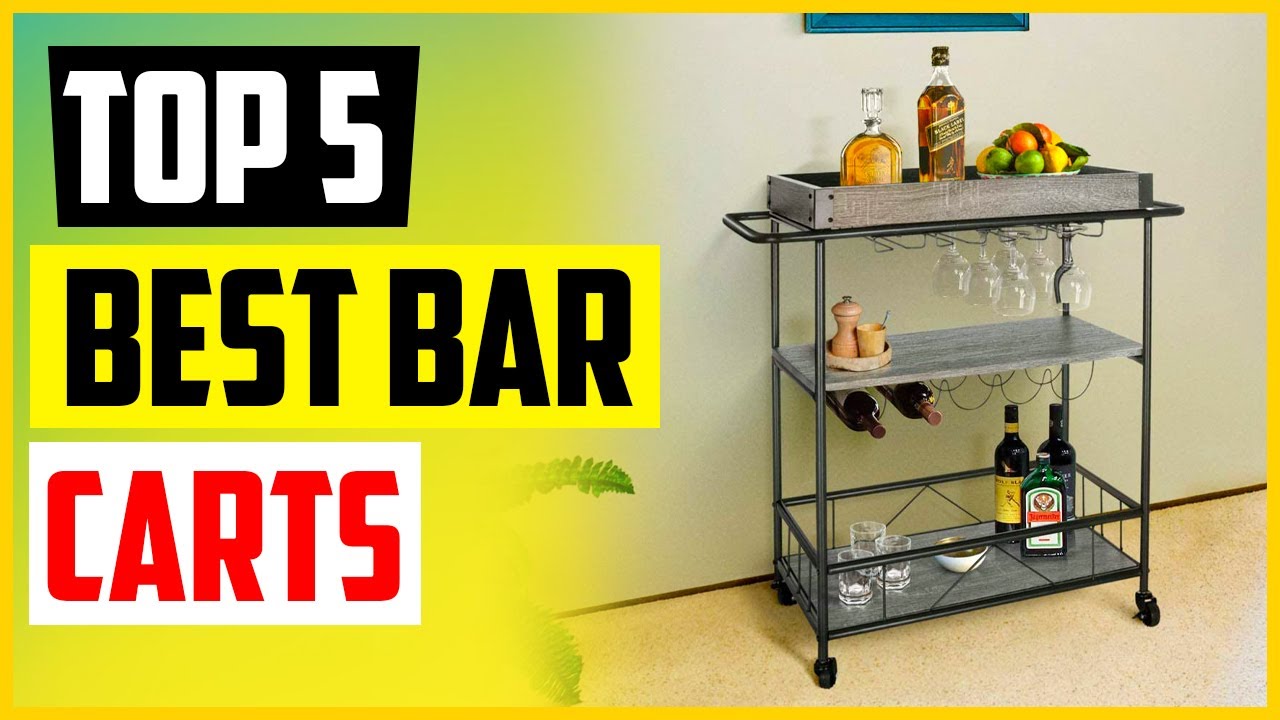 The 5 Best Bar Carts for Wheeling Out Cocktail Hour In 2022
